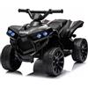 GarveeHome Quad ATV Elettrico Ricaricabile 6V Per Bambini, Veicolo Cavalcabile Con Luci Riproduzione Musicale e Clacson Integrato, Velocità Regolabile 1,5-3 Km/h, Sicuro Per Bambini a Partire Da 3 Anni