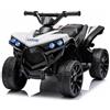 GarveeHome Quad ATV Elettrico Ricaricabile 6V Per Bambini, Veicolo Cavalcabile Con Luci Riproduzione Musicale e Clacson Integrato, Velocità Regolabile 1,5-3 Km/h, Sicuro Per Bambini a Partire Da 3 Anni