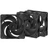 ARCTIC Freezer P12 Pro Reverse - 3 Pack Case per computer Ventilatore 12 cm Nero 3 pz