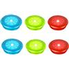 Peosaard Luci per Raggi per Bici Luci per Ruote Lampade per Pneumatici a LED per Biciclette Installazione Colorata Impermeabile per Adulti Bambini 6 Pezzi, Raggi per Bici