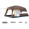 Generico Outdoor Camping Tent Portable Hiking Shelter Foldable Weatherproof Canopy