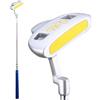 golfuwo Putter per bambini, destrorsi, mazza da golf per ragazzi e ragazze, con asta di spinta per principianti, colore giallo per 6-8 anni