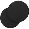 HOODANCOS Rotondo Cuscino Nero TPE 2 Pezzi Yoga per Pilates e Esercizio