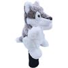 FewNvWa Copritesta Mazza da Golf Accessorio Animale Peluche Decorativo Cotone Morbido Chiusura Maglia Protezione Capoccia Adatto a Club Driver Utilizzo Giornaliero, Zebra