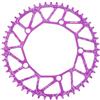 EZVXVV 130BCD - Corona pieghevole per bicicletta, 46/50/52/54/56/58T, denti positivi e negativi, corona rotonda a 5 bulloni a velocità singola, per biciclette pieghevoli da 14/16/20 (rosa, 50T)