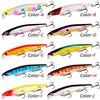 Generic XILILHC 10 Pz Minnow Esche da Pesca Esche Weights12g/11 cm Crankbait Bass Trota Pesca Swimbait Lure Artificiale Falso Pesce Affrontare