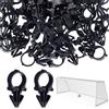 Generisch Clip per rete da calcio, 100 pezzi, ricambio universale per porte, clip di fissaggio per rete, per allenamento, facile montaggio, ganci in resistenti alle intemperie, attrezzature