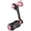 Drawup Braccio oscillante leggero in fibra di carbonio per mulinello Daiwa Fuego, 70 mm, maniglia singola con cuscinetti, rosa