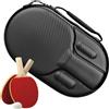 Generic Custodia per racchette da ping pong, copertura per racchette da tennis, resistente alla pressione, organizer rigido per racchette da tennis da tavolo per bambini, adolescenti, giocatori di club