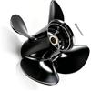 PWCMAN 10.2x12 4-Blade Prop Fit per Evinrude/Johnson 15-35HP fuoribordo 14 Spline