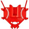 Generic Montaggio Sport Gear Rack Recinzione Montato Supporto Appeso per Bat Glove Casco & Bottiglie D'acqua Casco Sportivo Guanto di Stoccaggio Gancio