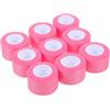 Healeved 9 Rotoli Nastro Grip per Racchetta da Badminton e Tennis in Pu Leggero e Assorbente Stabilità Migliorata per Sport Rosa Protezione Impugnatura Antiscivolo