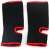 RichVibe Supporto per caviglia da boxe, per Muay Thai, MMA, traspirante, in poliestere, per uomini e donne, protezione elastica per kickboxing, taekwondo, karate, taglia L, 24 cm