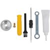 UrbanHui Mulinello da pesca di ricambio per ABU B3p3s3 e per ORANGER B4p4 Pro, per modelli ZATA B5p5, 7 11 Gear Ratio Metal Set (mano sinistra)