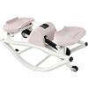 Generisch Fitness Rock Stepper, 49 x 27 x 23 cm, per esercizi di equilibrio con fasce di resistenza per gambe, glutei, addominali, ginocchia, articolazioni, uomini, donne, palestra a casa, ufficio