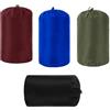 NbgrvB Sacco ultraleggero con coulisse, confezione da 4, in nylon 400T, sacco a pelo, piumino, campeggio, escursionismo, viaggi (colori misti, 3L5L8L)
