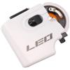 RichVibe Macchina per legare il gancio elettrico automatico Strumento portatile per annodare la pesca Strumento Forte PC ABS Shell Motore a bassa velocità per linee sottili Bianco