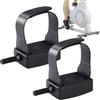 Generisch Pedali per cyclette, 420 g, universali da 9/16 e 1/2, filettatura da 9/16 e 1/2, ricambio per ruota sdraiata, antiscivolo, coppia di cinghie regolabili, accessori da fitness per interni
