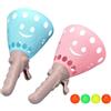 TWISAXC Set da 6 pezzi di gioco di palline passate e prese per bambini e adulti, include 2 cestini di lancio e 4 palline, divertente attività per feste,