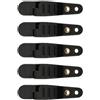 RichVibe 5 clip a scatto per pesca in barca, in plastica e in acciaio inox, per pesca in acqua salata, supporti regolabili per lenza