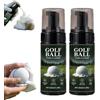 GUUZETU Detergente schiumogeno Portatile per Palline da Golf, Spray da 100 ml, Schiuma per la Pulizia Profonda delle Fossette, brillantezza istantanea e ripristina la Rotazione (2pcs)