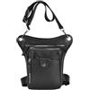 SKPVPOKOYL Borsa da gamba da uomo in pelle for sport all'aria aperta. Vita retrò da ciclismo. Borsa a tracolla mobile for il petto