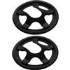 NUOBESTY Protezione Catena Bicicletta 5 Fori 2 Pezzi Nero Plastico Resistente per Mountain Bike Accessori Ciclismo Uso Outdoor