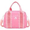 Generisch Set di borse con orologio, carino balletto, danza, borsa da viaggio, zaino, borsa sportiva per ragazze e cani, Colore: rosa., Einheitsgröße