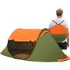 Generisch Tenda da campeggio, design a di colore, pieghevole, per 3-4 persone, per viaggi, escursioni e giardino