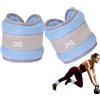 Generic Peso della caviglia per camminare, peso dei piedi traspirante - 2 pezzi borsa ponderata rimovibile antiscivolo per uomini bodybuilding fitness yoga pilates nuoto corsa allenamento sala