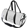 GuoChe Borsone sportivo rotondo leggero con tasca interna borsa da palestra per uomo donna borsone da viaggio sport Galaxy segno zodiacale astrologico celeste estetica leone