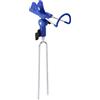 Genérico Supporto per canna da pesca in metallo, 38 x 3 x 16 cm, 200 g, rotazione a 360°, supporto pieghevole per canna da pesca, attrezzatura portatile a prova di ruggine, per molle e spiaggia