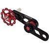 Generic Modifica Ellittica Dente Dente Disk Stabilizzatore Stabilizzatore Pieghevole Bike Stabile Catena Fissa Cerniera Zipper Guida di Selezione Posteriore Accessorio per Biciclette