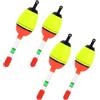 balacoo 4 Pezzi Galleggiante da Pesca Luminoso in Eva Leggero 10g e 15g Bastoncino Luminoso per Pesca in Mare e Lancio a Lunga Distanza Outdoor