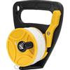 NutriEss Mulinello da immersione Premium Bobina di corda per immersione Mulinello multiuso per dito Relitto Mulinello per ancoraggio con filo bianco Alta visibilità giallo per snorkeling (ruota arancione)