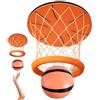 Generisch Canestro da basket per interni, rete sportiva pieghevole, modulo di gioco atletico, per giovani, camera da letto, sala giochi, sistema di coordinazione attività per bambini, tè