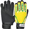 Generic Guanti da calcio | 1 paio di guanti da portiere da calcio per adulti | traspiranti imbottiti accessori sportivi da calcio per lezioni scolastiche torneo