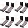Vjsujehgy 4 Set di Rack da Parete per Tavole da Surf, Rack per Tavole da Surf per Il Supporto per Display Un Parete per Shortboard E Longboard