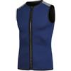 Ginwrek Muta da uomo, senza maniche, con cappuccio, termica, per snorkeling e surf, blu navy, taglia XXL