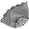 Fpbiagoq Rete da pesca in silicone Testa Pesca a mosca Reti di ricambio Rete per immersione multifunzione per esterni Facile da installare Rete da pesca in silicone portatile Mesh morbide Multifunzionale