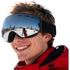 Generisch Occhiali da sci per snowboard, protezione UV e antinebbia, adatti per portatori di occhiali, snowboard e sport invernali, per sport all'aria aperta e bicicletta, adatti per uomini, donne, adulti e