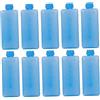 Ginwrek Confezione di 10 sacchetti di ghiaccio riutilizzabili, per scatole per il pranzo, congelatore a lunga durata per refrigeratori e spedizioni, blu