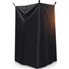 Ginwrek Tenda da doccia portatile per fasciatoio, 76,2 x 68,6 x 182,9 cm, da appendere, per esterni, per campeggio, spiaggia e yacht, colore: nero