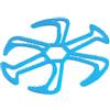 Generico Motorcycle Helmet Liner Pads Protective Cushion Breathable Sweat Absorbing