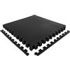 VirtuFit Fitness - Tappetino di protezione per pavimento, 12 pezzi, 240 x 180 cm, colore: Nero