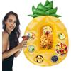 Generisch Porta Bevande Galleggiante per Piscina Ananas Gonfiabile 7 Fori
