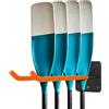Genérico Portaoggetti per kayak, montaggio a parete, di grande capacità | Supporto da parete per kayak e garage per casa, soggiorno, balcone, appartamento, garage, sci, paddle, surf, canoa, tavola