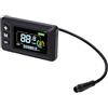 Generic Pannello di Controllo per Bici Elettrica, Display LCD Premium con Connettore Impermeabile a 6 Pin, Versatile per Mountain Bike e Scooter, Struttura Leggera in ABS