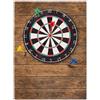 Aitakatta Protezione da parete per bersaglio per freccette in legno, 60 cm di altezza x 80 cm di larghezza x 1,3 cm di spessore, protezione da parete per bersaglio per freccette in feltro (L-6080)