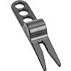 XUMIUZIY Strumento Perno Divot in Lega di Zinco, Forcella di Riparazione Verde per Tappeto Erboso da Golf (Black)
